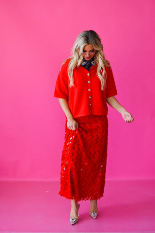 Eloise Sequin Maxi Skirt