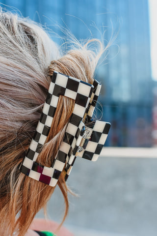 Checkered Claw Clip