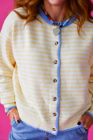 Brooks Stripe Cardigan