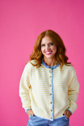 Brooks Stripe Cardigan