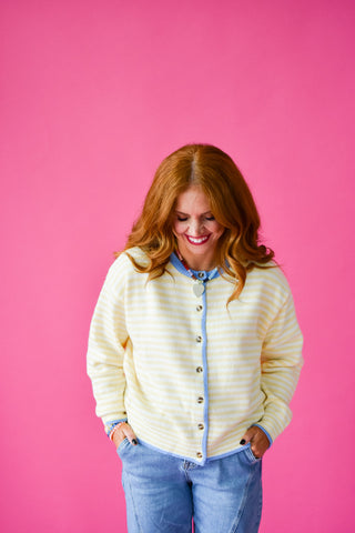 Brooks Stripe Cardigan