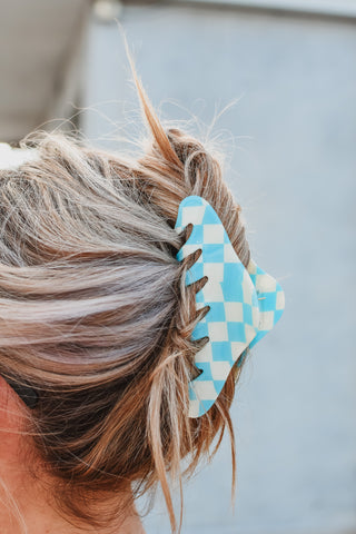 Checkered Claw Clip