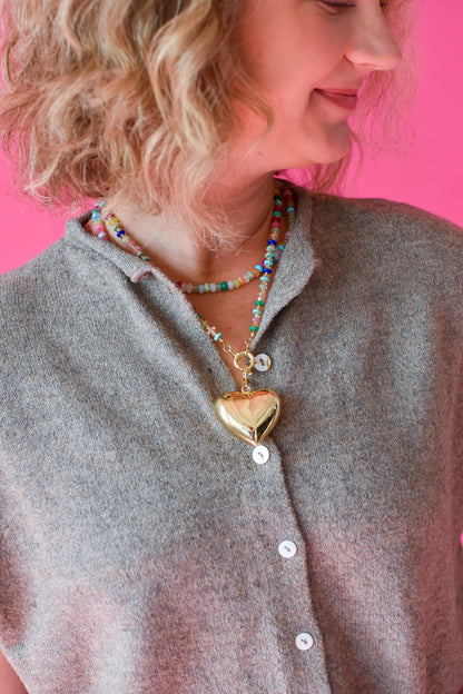 Sleeveless Piper Cardigan in Mocha