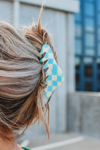 Checkered Claw Clip