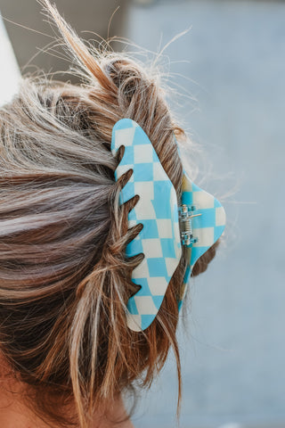 Checkered Claw Clip