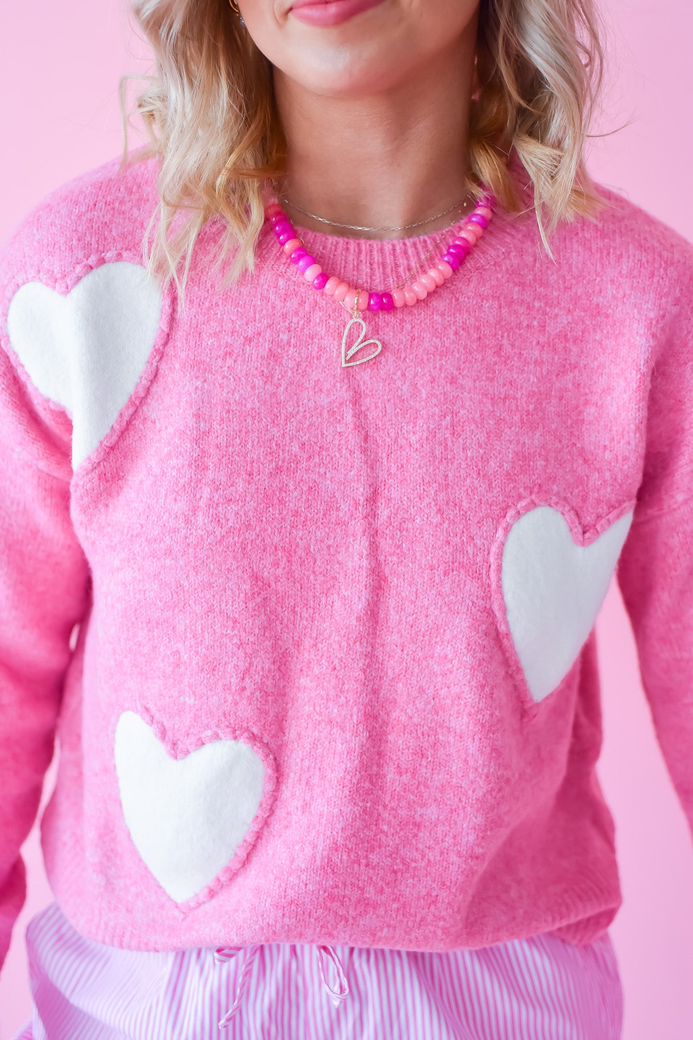 Tia Heart Sweater