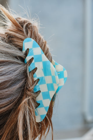 Checkered Claw Clip