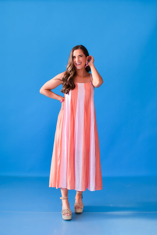 Alley Stripe Maxi Dress