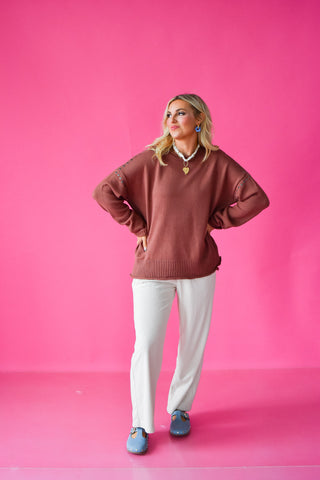Harmony Stud Sweater