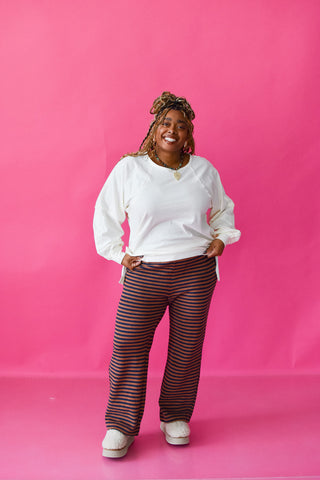 Colleen Striped Knit Pants