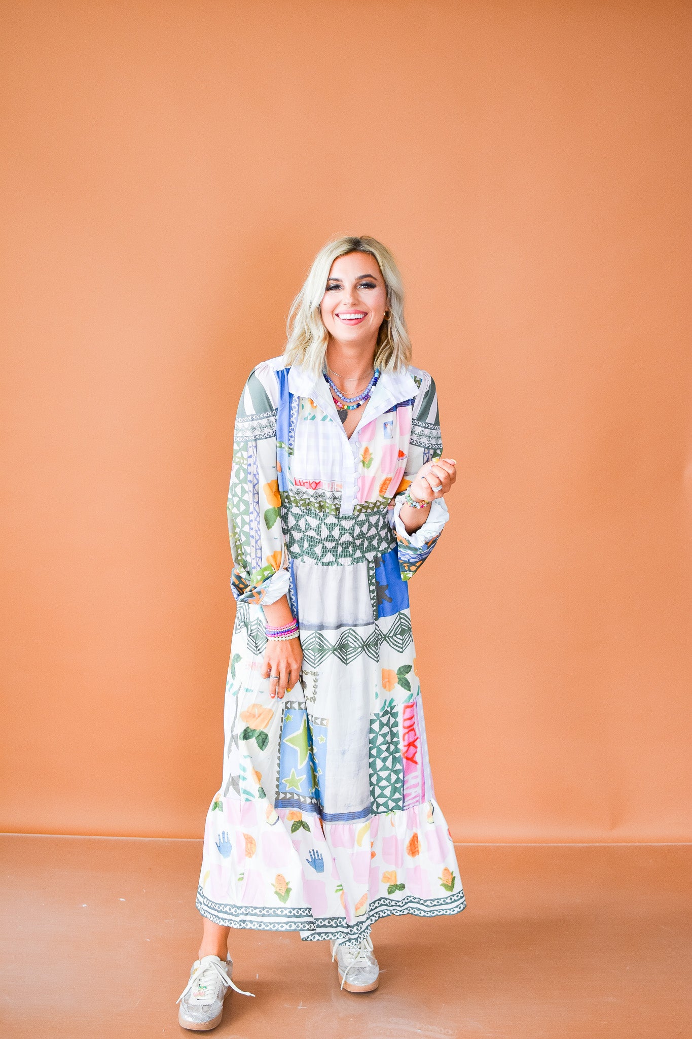 Celeste Long Sleeve Maxi Dress