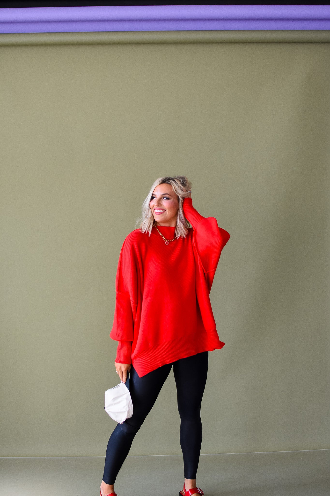 Bradie Sweater in Red RESTOCK