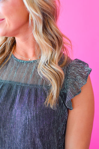 Tresa Metallic Maxi Dress