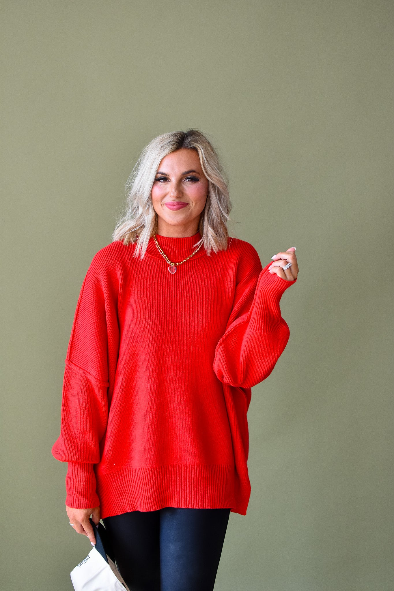 Bradie Sweater in Red RESTOCK