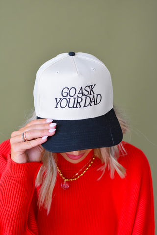 Go Ask Your Dad Vintage Trucker Hat