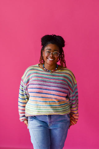 Bowen Multi Colored Sweater - RESTOCK