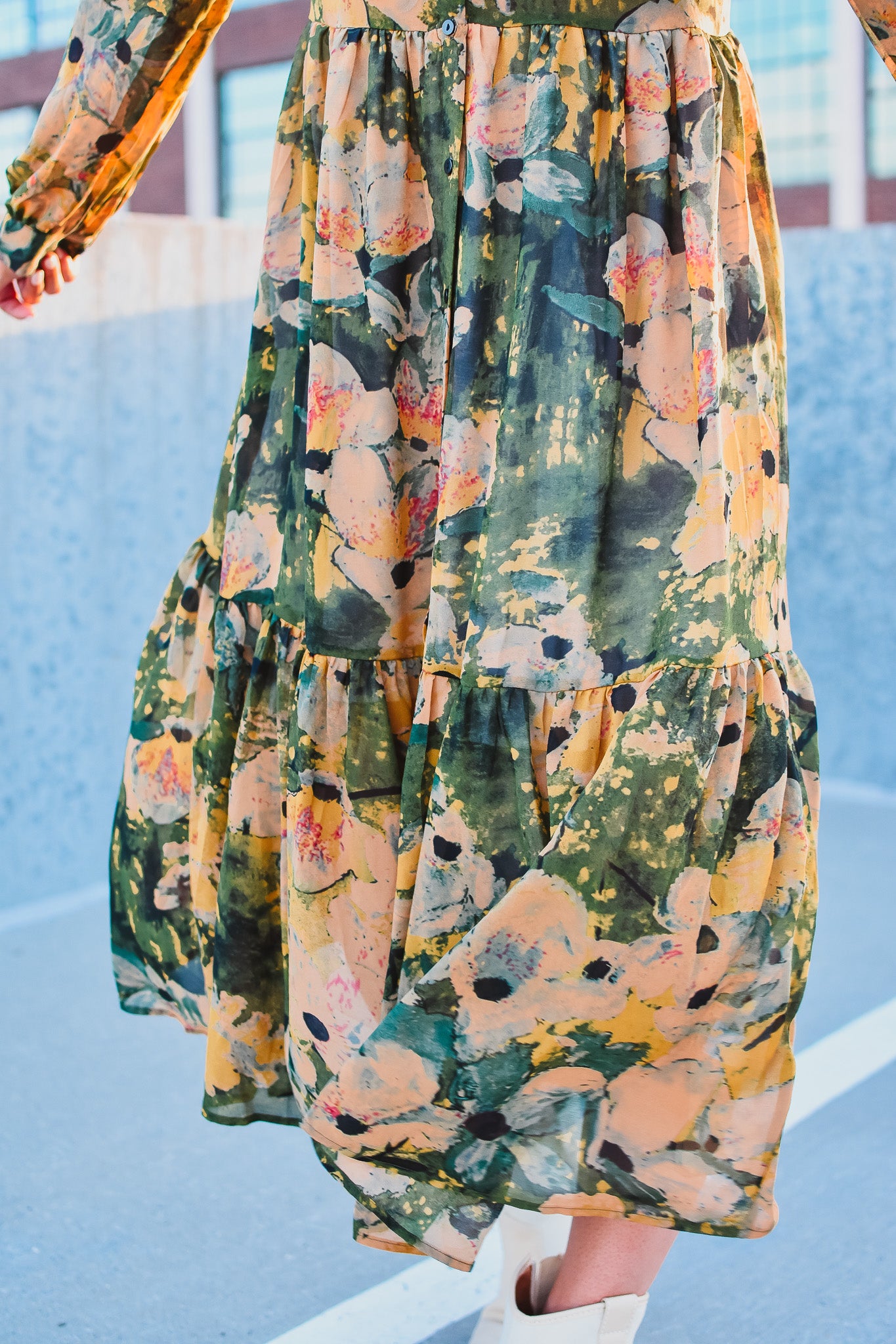 Emery Floral Midi Dress