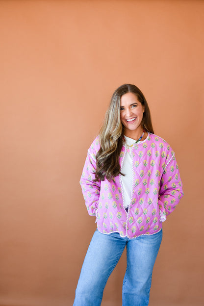 Tonya Floral Quilted Jacket