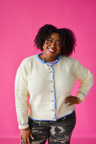 Brooks Stripe Cardigan
