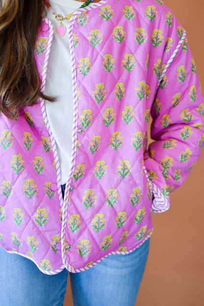 Tonya Floral Quilted Jacket