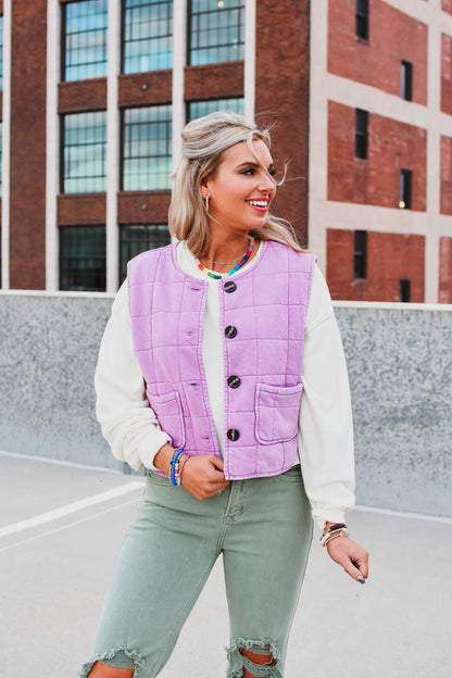 Erynn Vest in Orchid