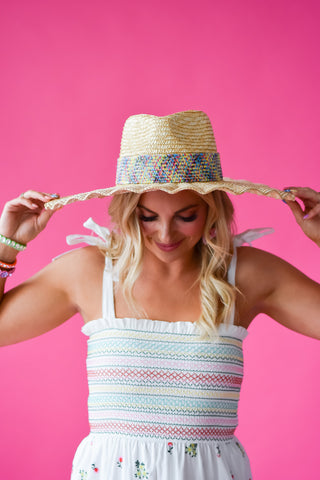 Bekah Wavy Brim Hat