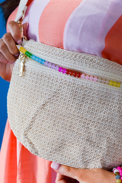 Beaded Bag Charm - Bright Beads