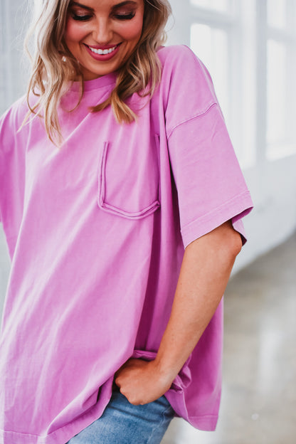 Lawson Tee in Orchid