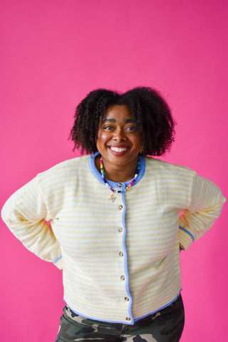 Brooks Stripe Cardigan