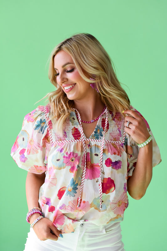 Mae Floral Top