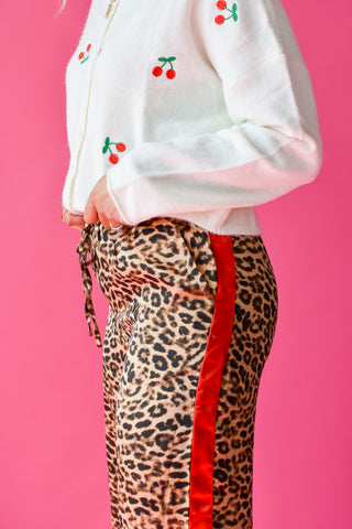Lauryn Leopard Track Pants