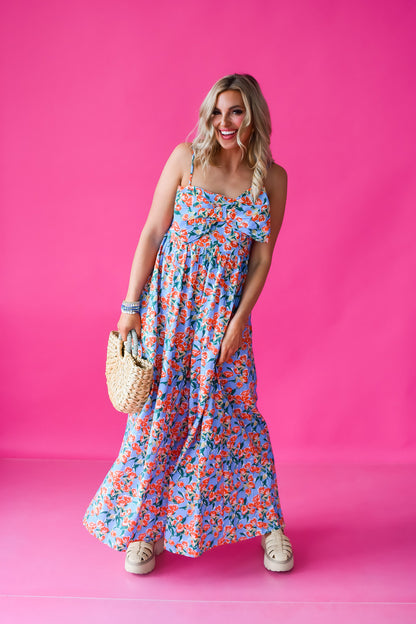 Olivia Floral Bow Jumpsuit