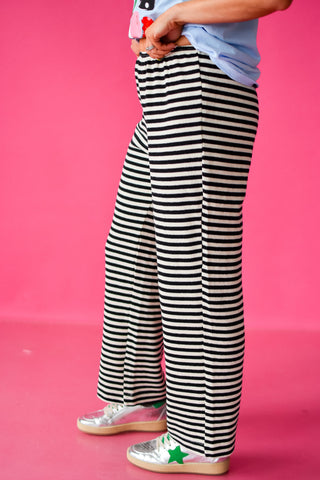 Erin Striped Knit Pants