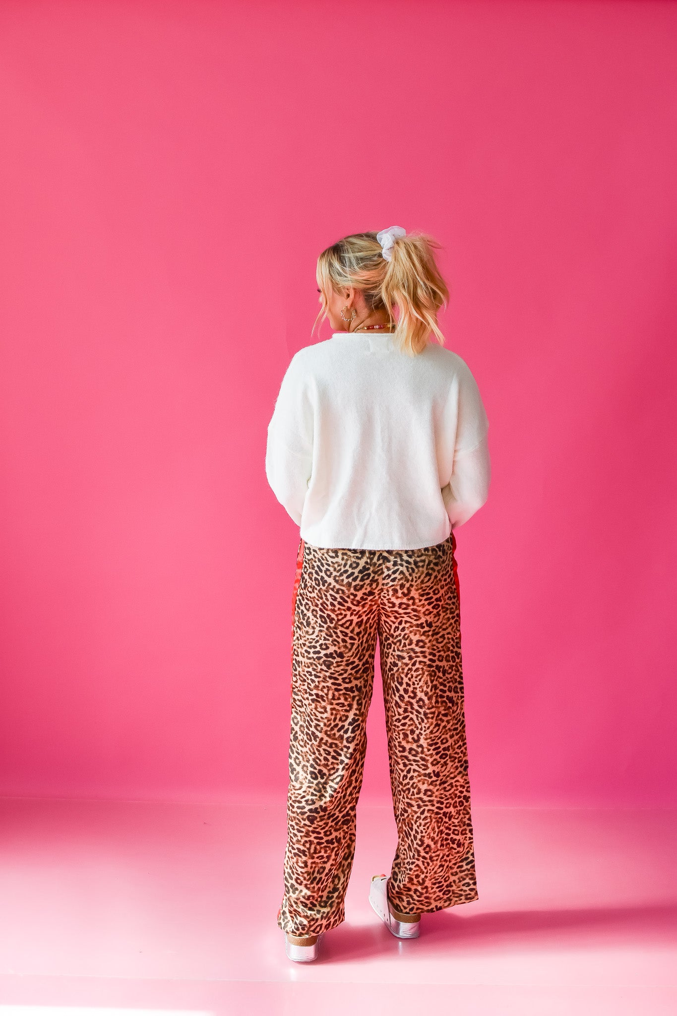 Lauryn Leopard Track Pants