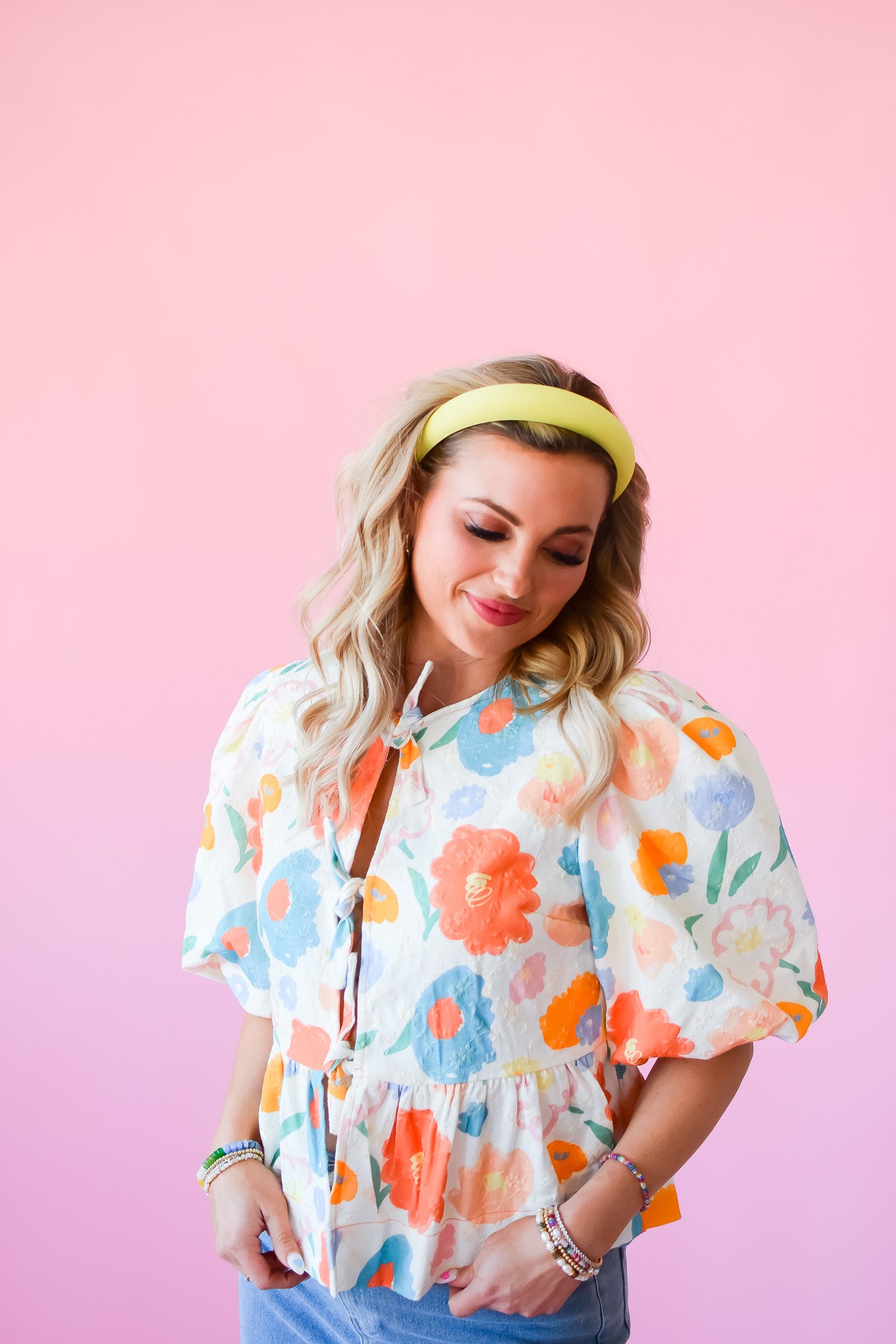 Trixie Floral Tie Top