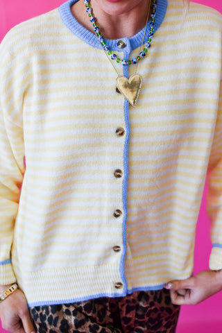 Brooks Stripe Cardigan