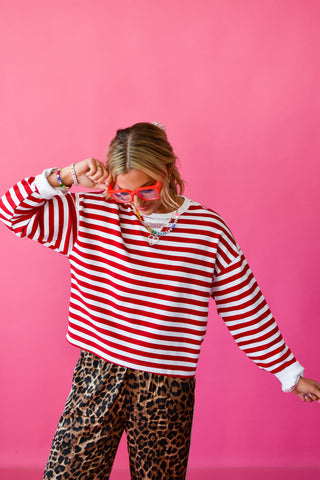 Nova Stripe Pullover