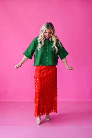 Elena Short Sleeve Cardigan