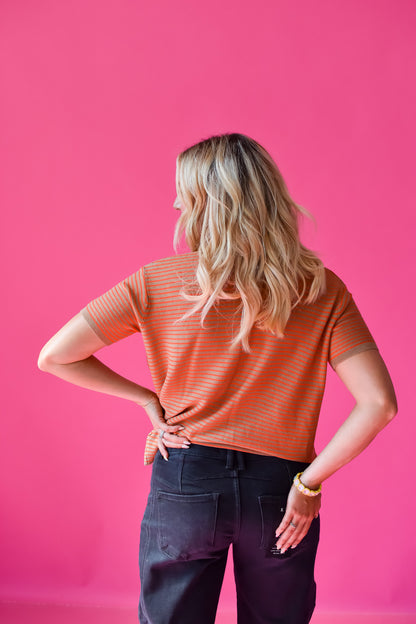 Vicky Stripe Knit Top RESTOCK