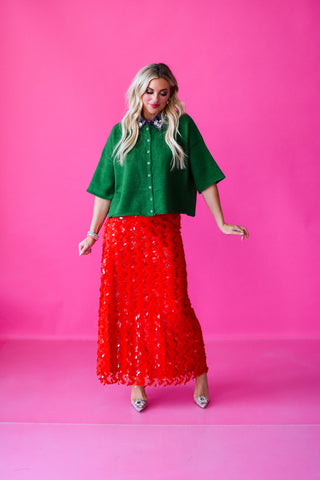 Elena Short Sleeve Cardigan