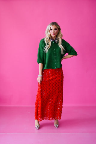 Elena Short Sleeve Cardigan