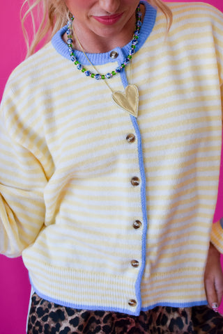 Brooks Stripe Cardigan