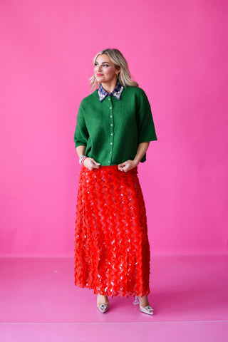 Elena Short Sleeve Cardigan