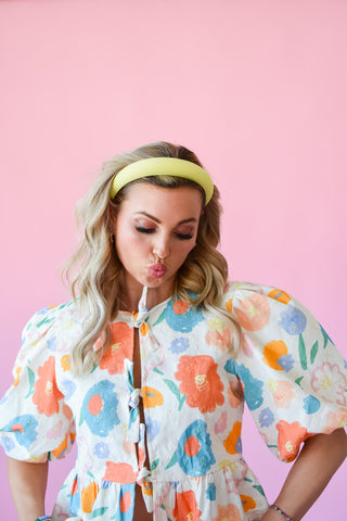 Trixie Floral Tie Top
