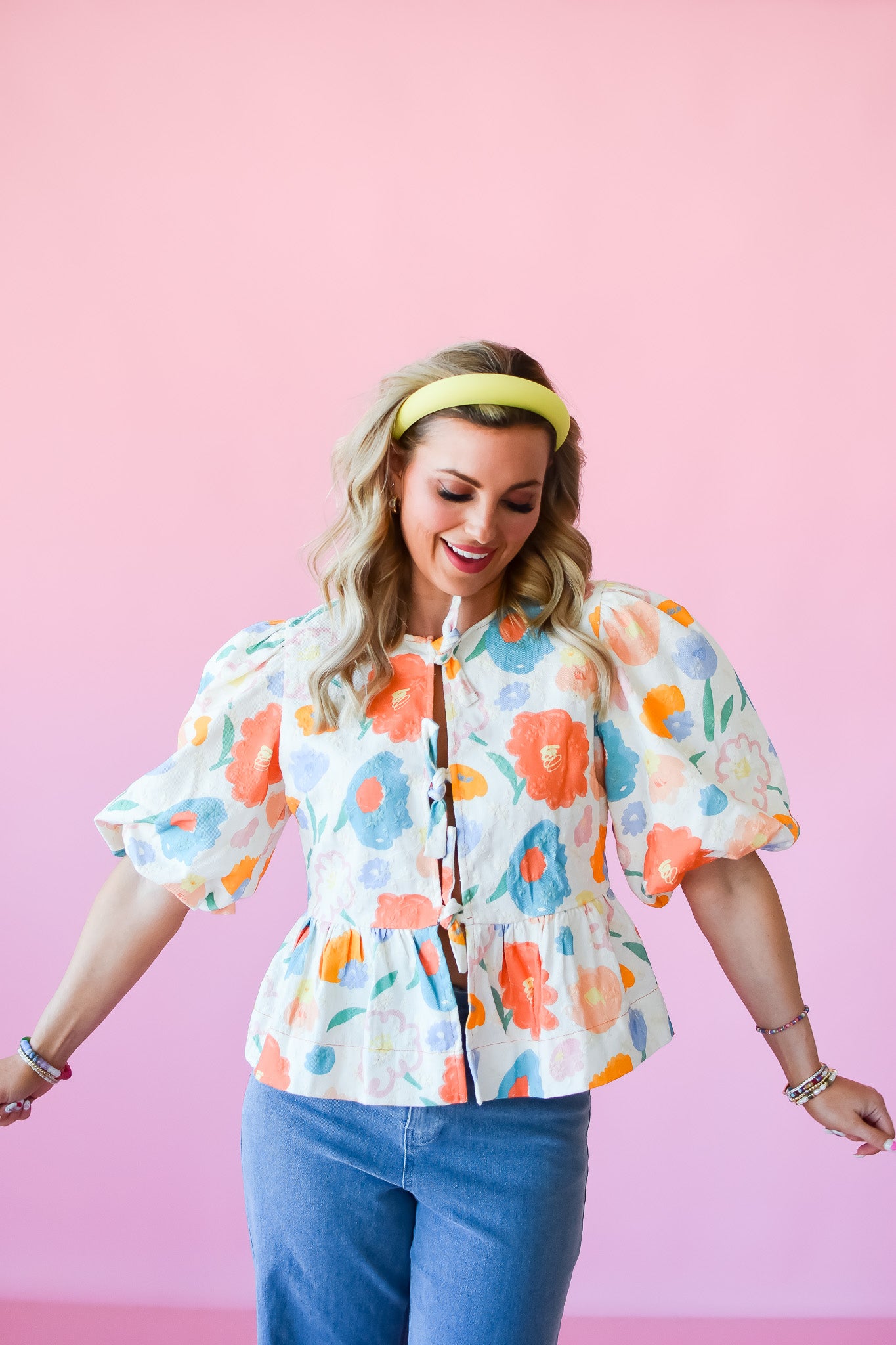 Trixie Floral Tie Top