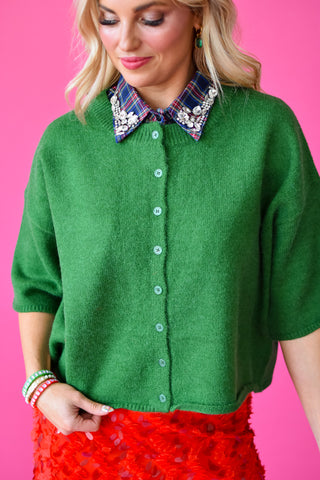 Elena Short Sleeve Cardigan