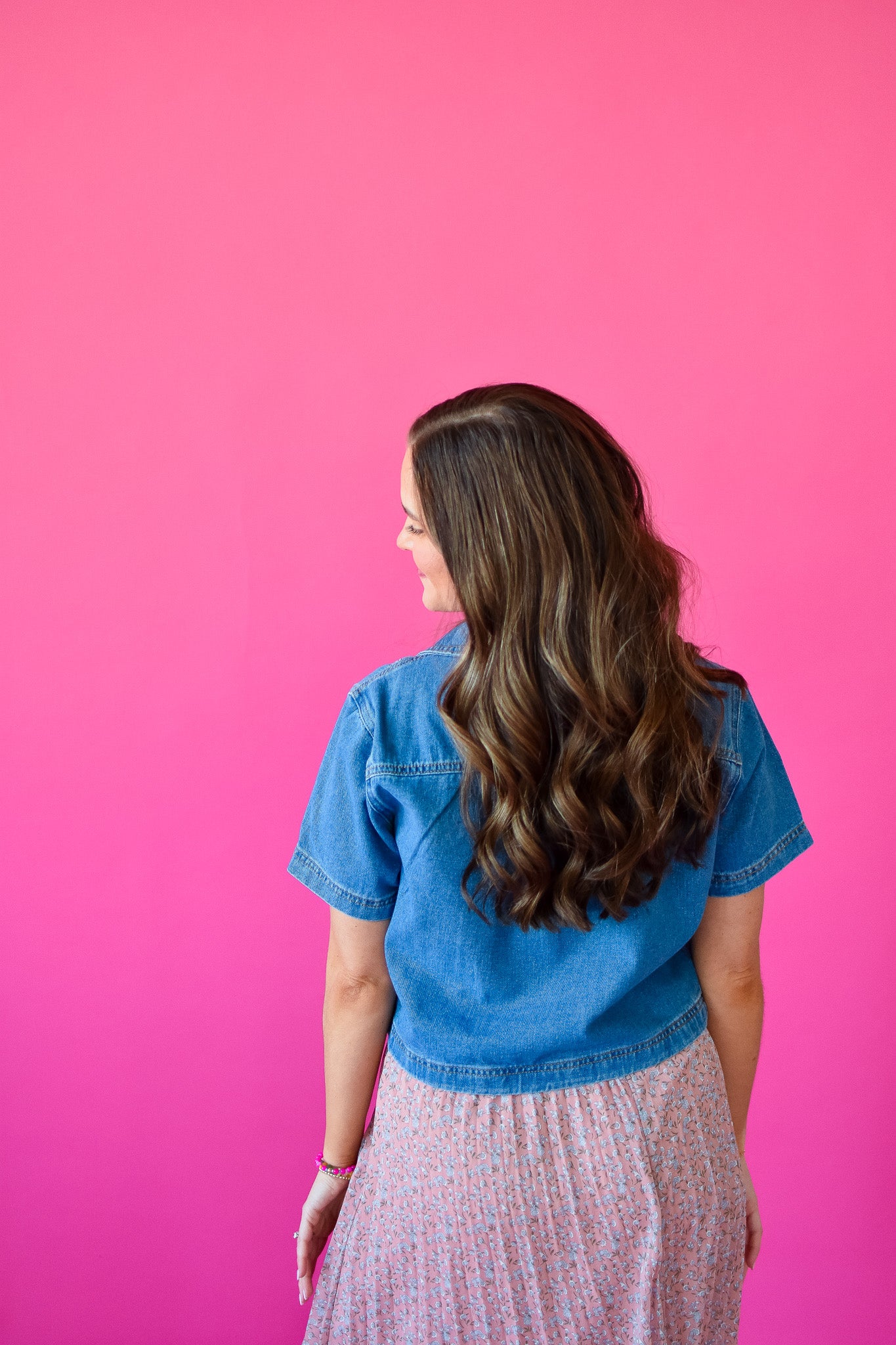 Eileen Denim Top