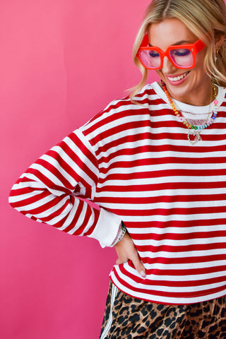 Nova Stripe Pullover