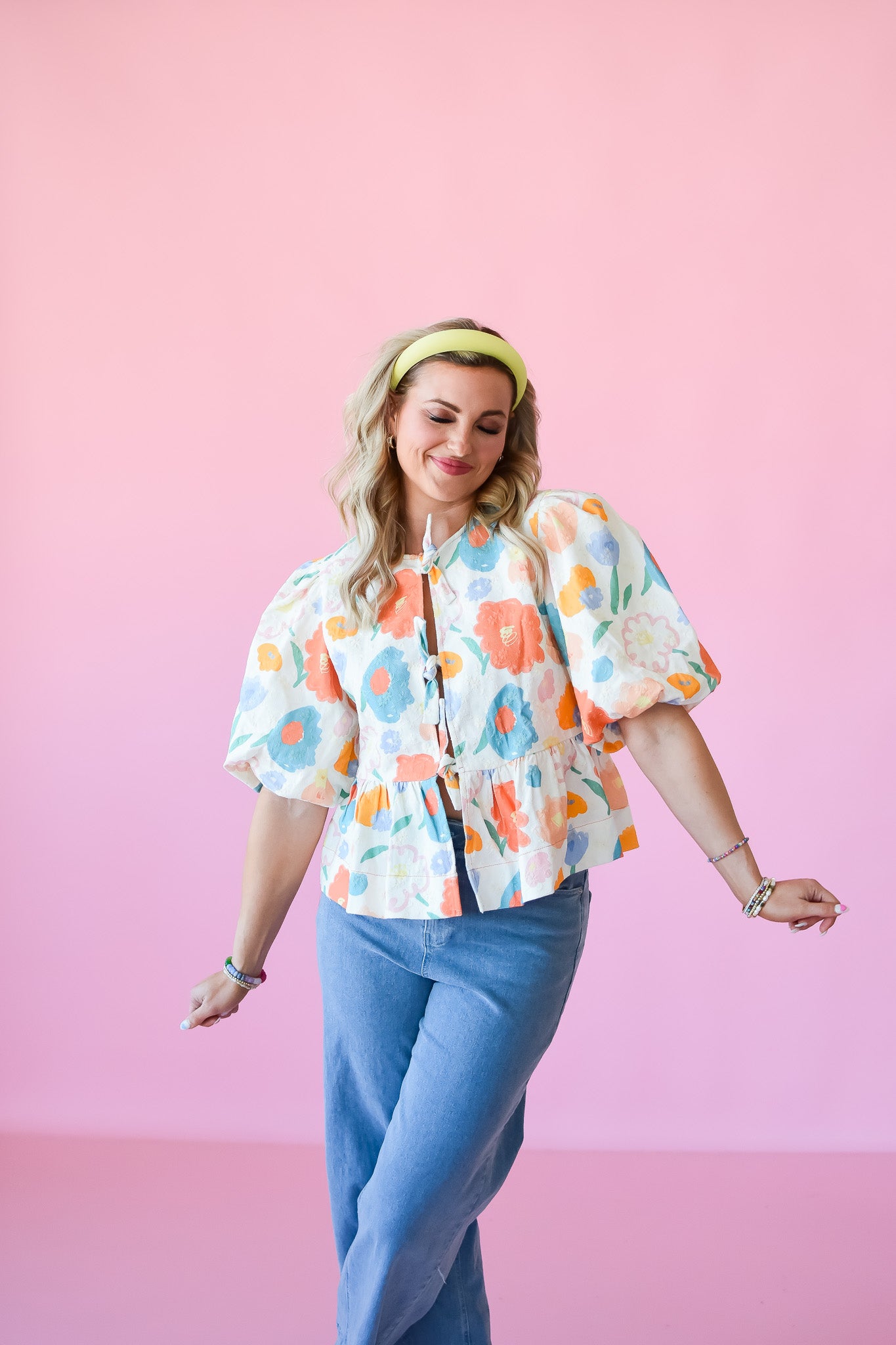 Trixie Floral Tie Top