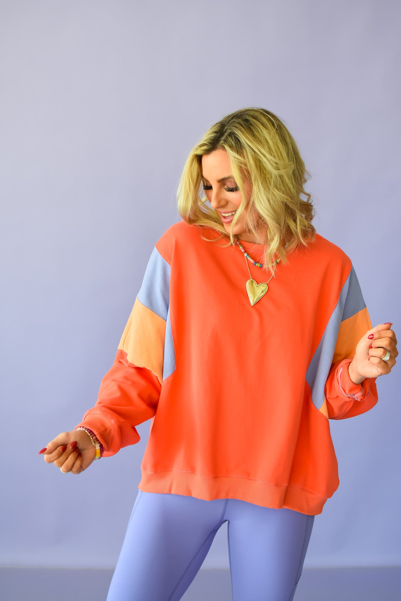 McCartney Color Block Sweatshirt